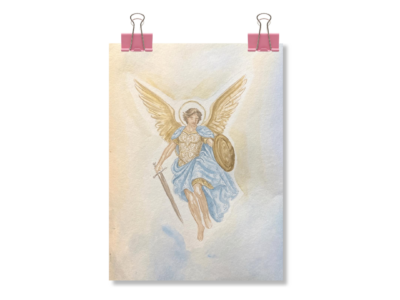 FINE ART – SÃO MIGUEL ARCANJO AZUL