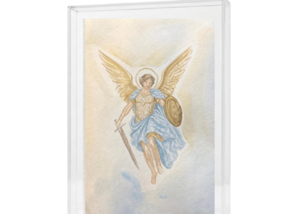 FINE ART - SÃO MIGUEL ARCANJO AZUL