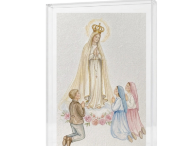 FINE ART - NOSSA SENHORA DE FÁTIMA E OS PASTORINHOS