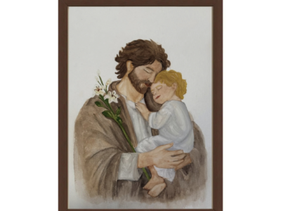 FINE ART – SÃO JOSÉ E MENINO JESUS