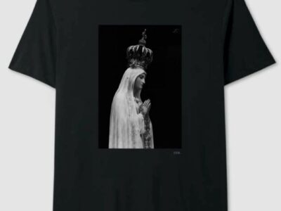 Camisa Nossa Senhora de Fátima Preto & Branco