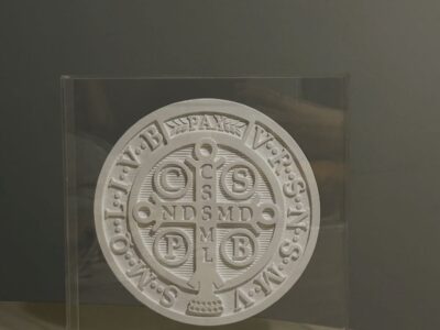 Acrilico Medalha São Bento