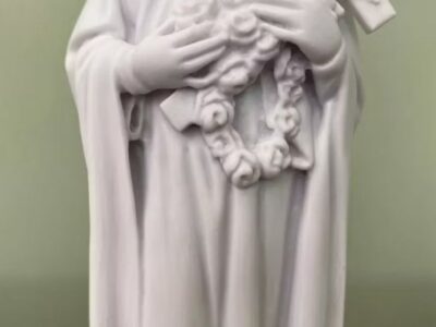 Santa Terezinha do Menino Jesus – Pó de mármore – 30 cm