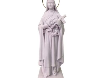 Santa Terezinha do Menino Jesus – Pó de mármore – 30 cm