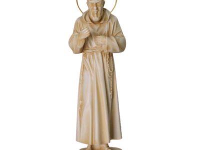 Padre Pio – Resina Portuguesa Marfim – 30 cm