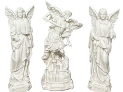 São Miguel, São Gabriel e São Rafael – Resina – 20 cm