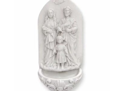 Pia Água Benta Sagrada Família – Resina – 17 cm