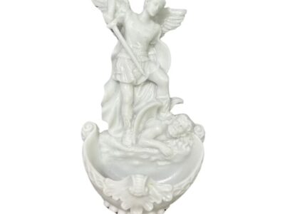 Pia de água benta São Miguel – Resina – 17 cm