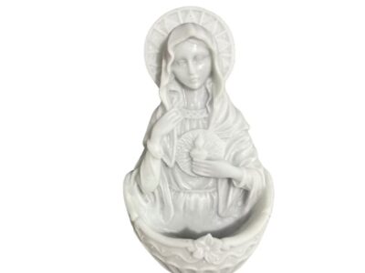 Pia Água Benta Sagrado Coração – Resina – 17 cm