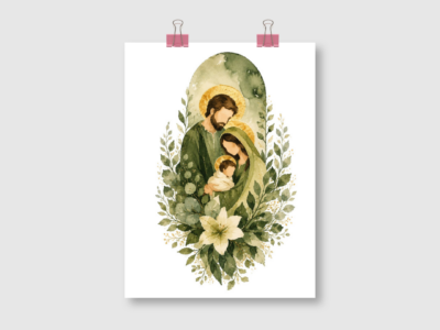 FINE ART – SAGRADA FAMILIA VERDE