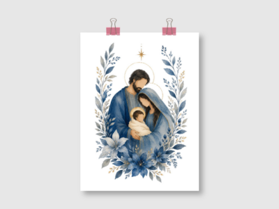 FINE ART – SAGRADA FAMILIA AZUL