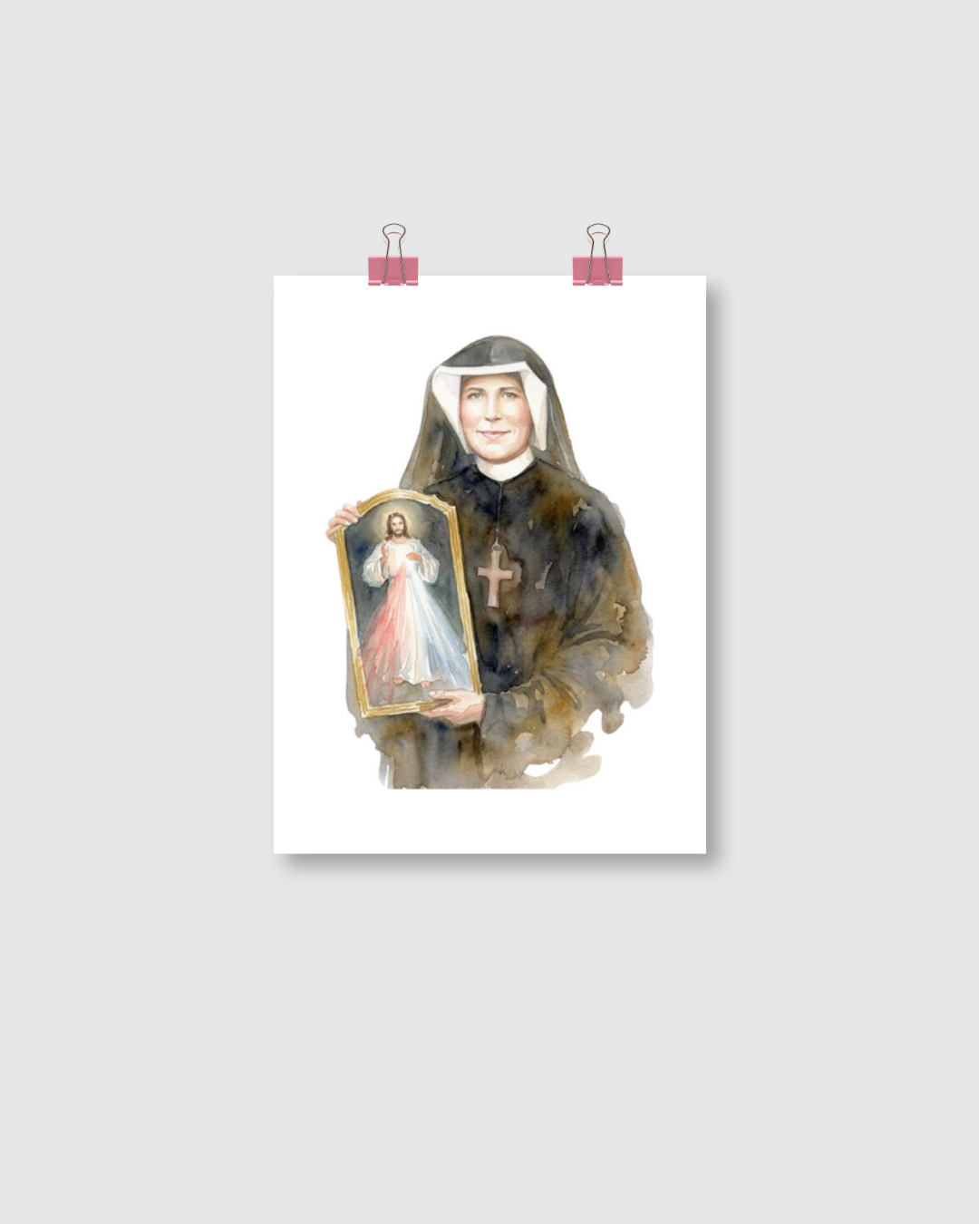 FINE ART - SANTA FAUSTINA - Imagem 2