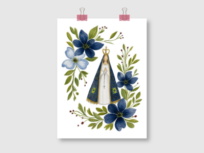 FINE ART – NOSSA SENHORA APARECIDA FLORAL